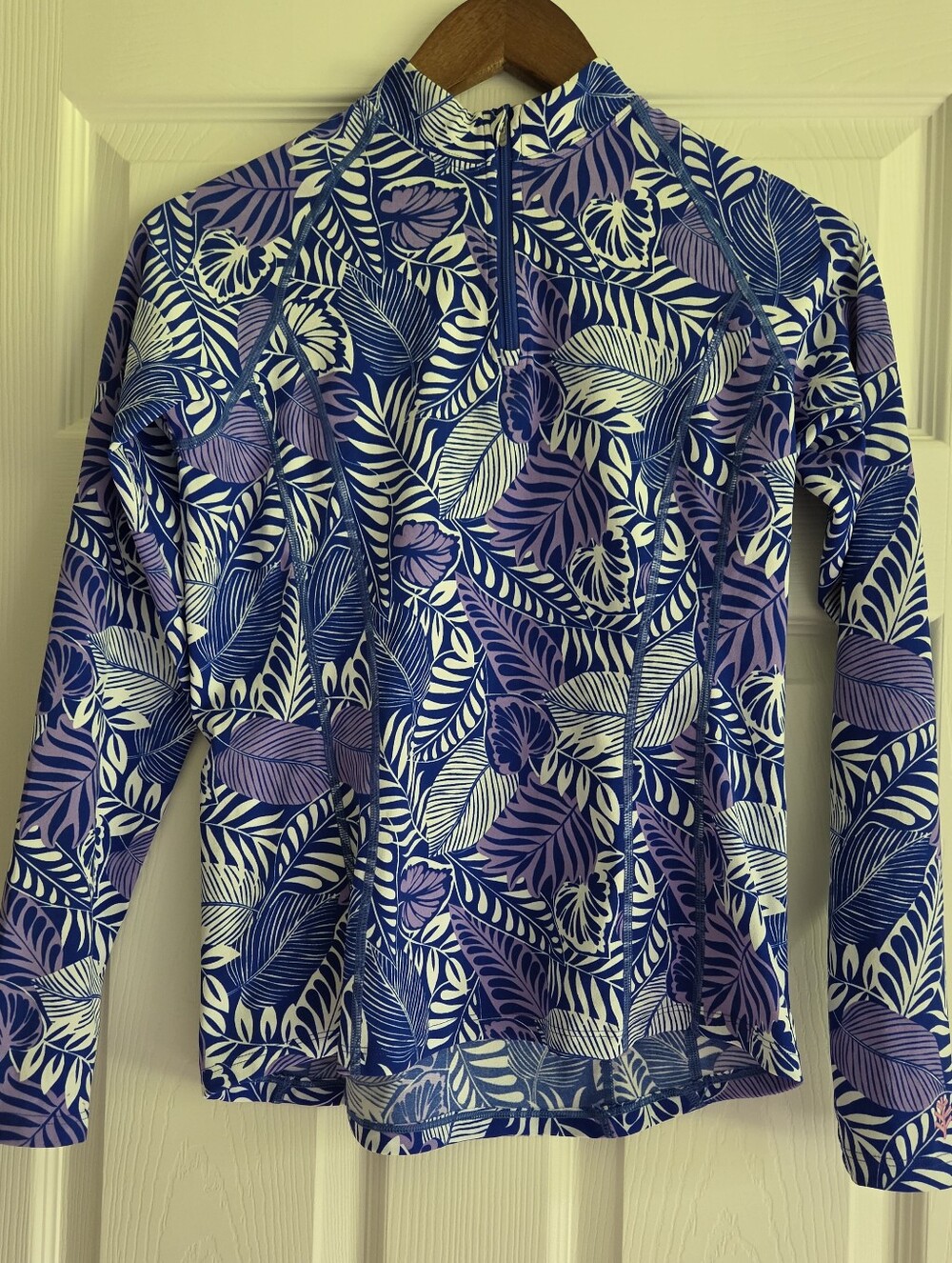 Coolibar Freestyle UPF 50+ Long Sleeve Rash Guard Top XS
